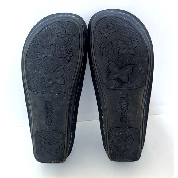 Alegria Women’s Jemma  Mary Jane Clogs Blue Green Floral Size 38 EU / US 8-8.5 - Picture 9 of 12